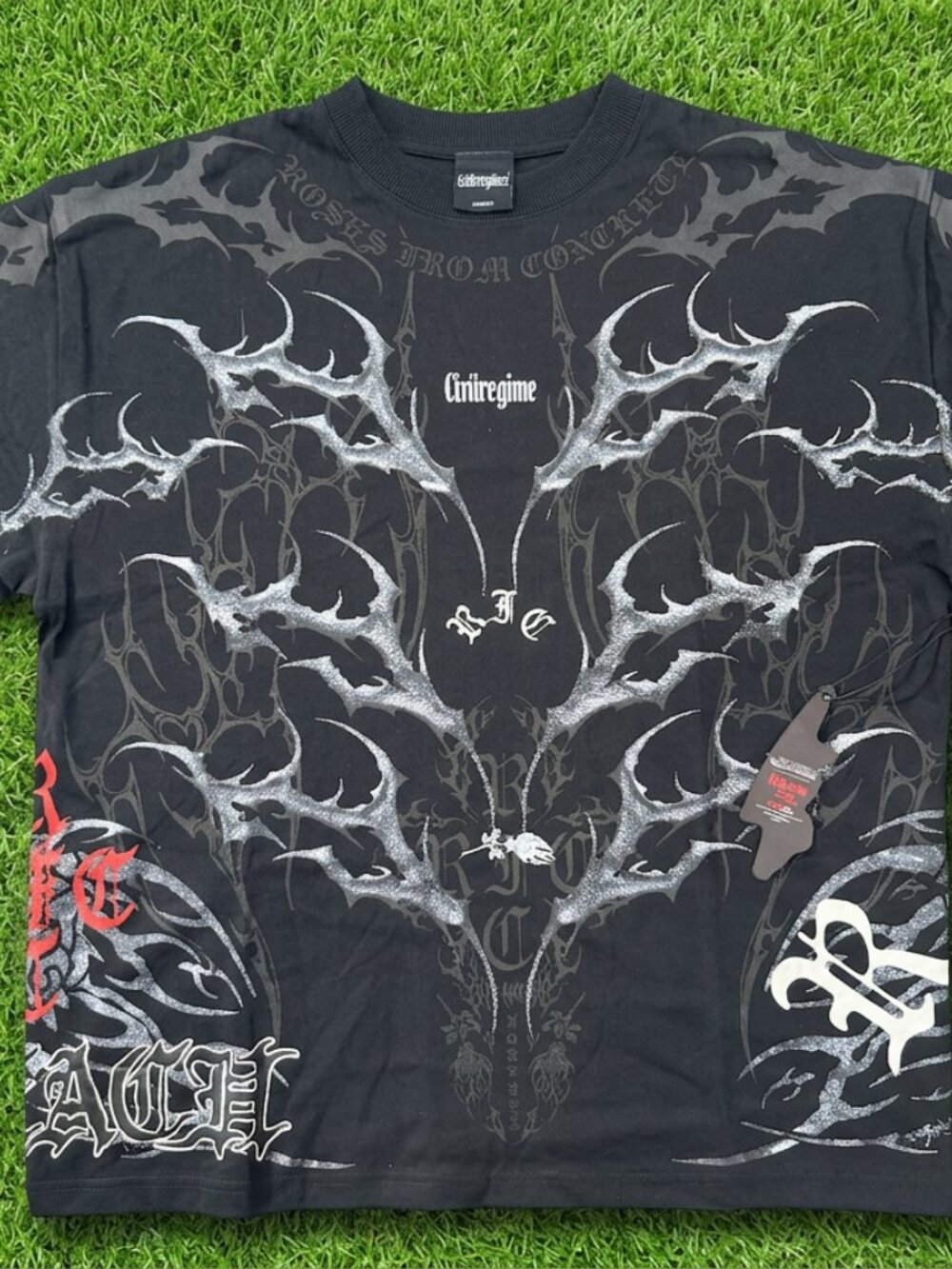 Civil Regime x Bleach Zangetsu Graphic T-Shirt Black Large NWT